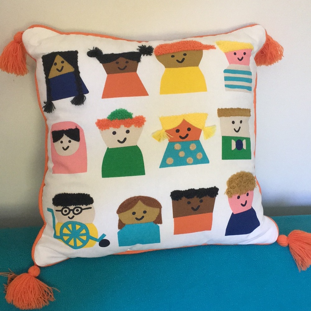 Sold Out Everywhere! NWOT Christian Robinson x Target Kids Pillow